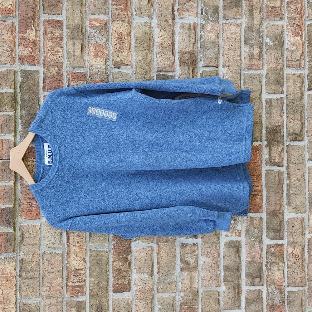 Vintage ENUF Internationale Sweatshirt Blue Size Medium